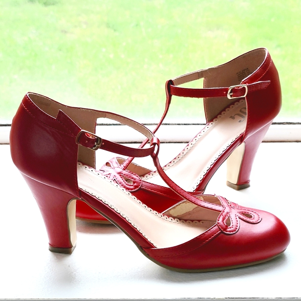 20s Style T Strap Heels